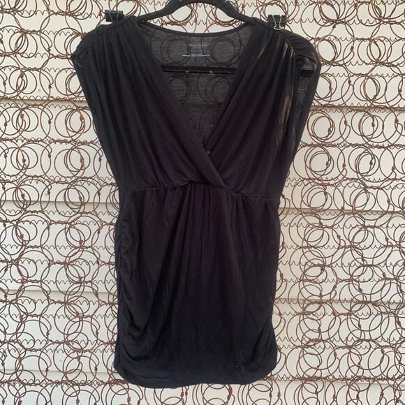 Motherhood wrap front sleeveless blouse blouse - Picture 1 of 4